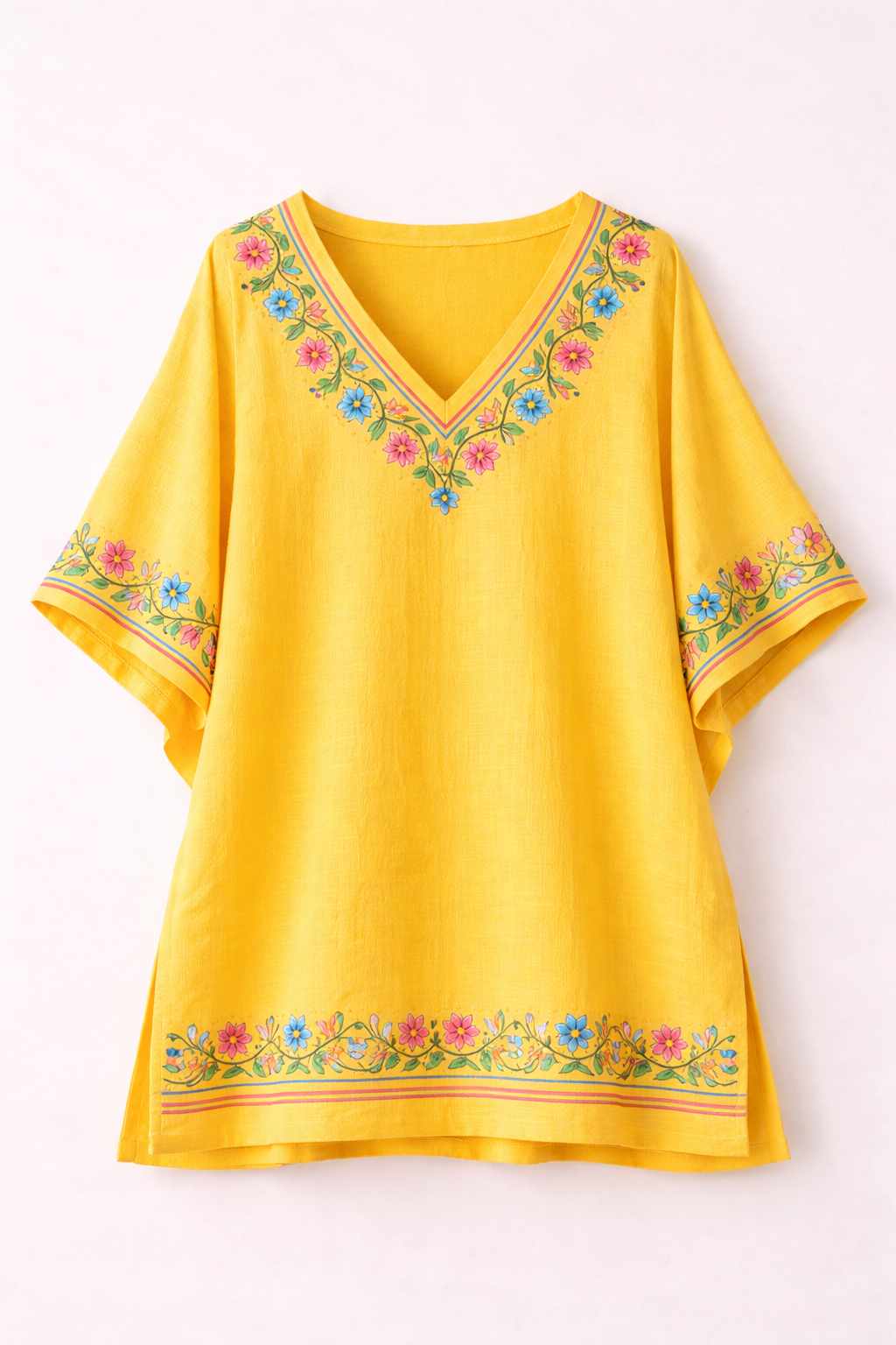 Haldi Blossom Kurti